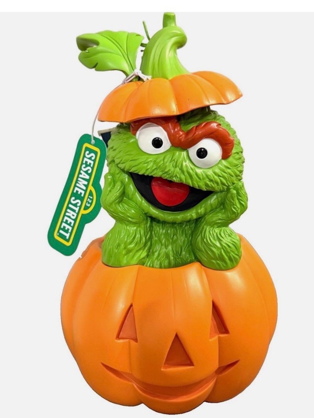 Sesame Street Oscar the Grouch in a Pumpkin